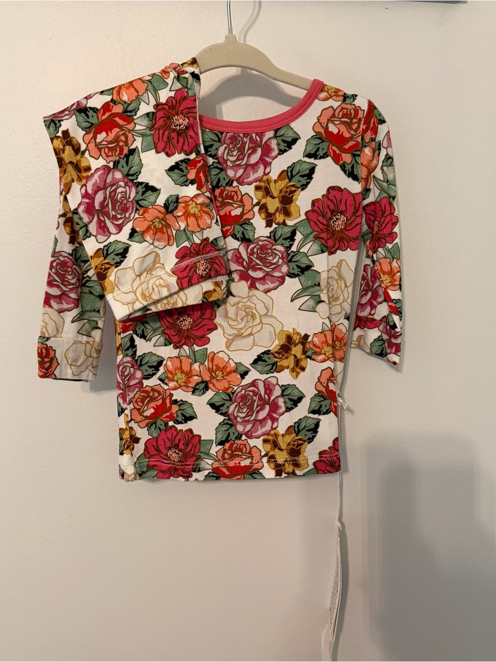 Free‎ Birdees Bamboo Pajama Set NWT 6-12 Months Floral